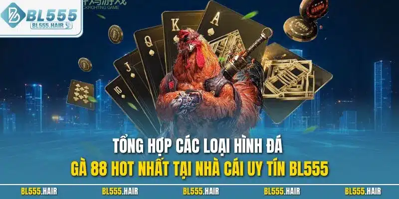 Tổng hợp các loại hình đá gà 88 hot nhất tại nhà cái uy tín BL555